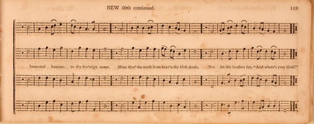 The Middlesex Collection of Church Music: or, ancient psalmody revived: containing a variety of psalm tunes, the most suitable to be used in divine service (2nd ed. rev. cor. and enl.) page 119