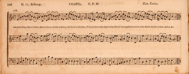 The Middlesex Collection of Church Music: or, ancient psalmody revived: containing a variety of psalm tunes, the most suitable to be used in divine service (2nd ed. rev. cor. and enl.) page 140