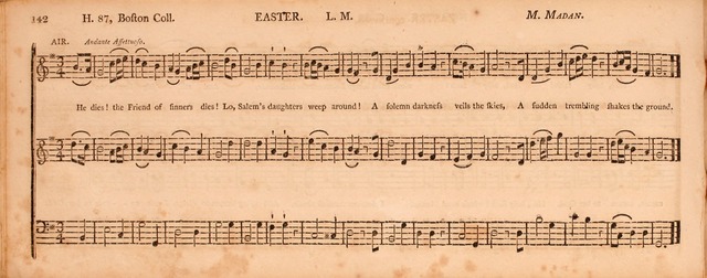 The Middlesex Collection of Church Music: or, ancient psalmody revived: containing a variety of psalm tunes, the most suitable to be used in divine service (2nd ed. rev. cor. and enl.) page 142