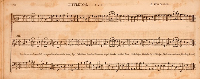 The Middlesex Collection of Church Music: or, ancient psalmody revived: containing a variety of psalm tunes, the most suitable to be used in divine service (2nd ed. rev. cor. and enl.) page 150