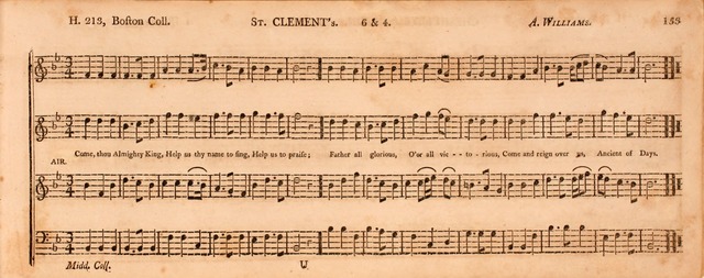 The Middlesex Collection of Church Music: or, ancient psalmody revived: containing a variety of psalm tunes, the most suitable to be used in divine service (2nd ed. rev. cor. and enl.) page 153