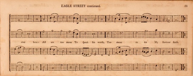 The Middlesex Collection of Church Music: or, ancient psalmody revived: containing a variety of psalm tunes, the most suitable to be used in divine service (2nd ed. rev. cor. and enl.) page 51