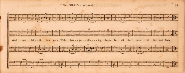 The Middlesex Collection of Church Music: or, ancient psalmody revived: containing a variety of psalm tunes, the most suitable to be used in divine service (2nd ed. rev. cor. and enl.) page 55