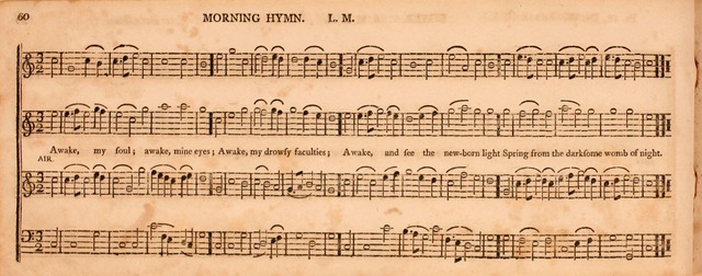 The Middlesex Collection of Church Music: or, ancient psalmody revived: containing a variety of psalm tunes, the most suitable to be used in divine service (2nd ed. rev. cor. and enl.) page 60