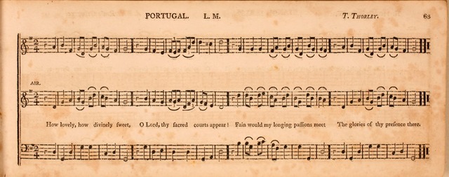 The Middlesex Collection of Church Music: or, ancient psalmody revived: containing a variety of psalm tunes, the most suitable to be used in divine service (2nd ed. rev. cor. and enl.) page 63