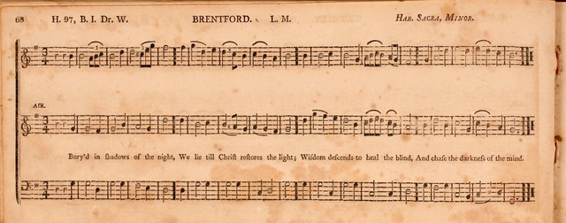 The Middlesex Collection of Church Music: or, ancient psalmody revived: containing a variety of psalm tunes, the most suitable to be used in divine service (2nd ed. rev. cor. and enl.) page 68