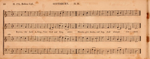 The Middlesex Collection of Church Music: or, ancient psalmody revived: containing a variety of psalm tunes, the most suitable to be used in divine service (2nd ed. rev. cor. and enl.) page 80