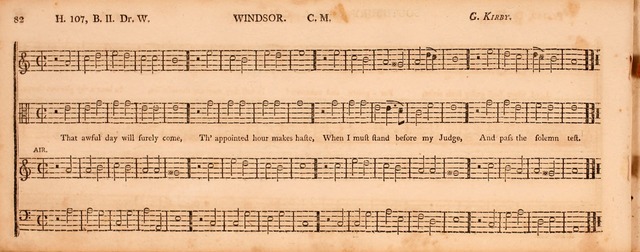 The Middlesex Collection of Church Music: or, ancient psalmody revived: containing a variety of psalm tunes, the most suitable to be used in divine service (2nd ed. rev. cor. and enl.) page 82