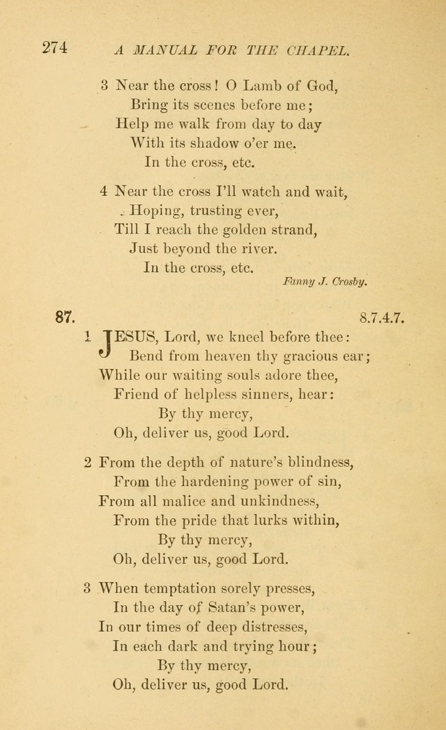 Manual for the chapel of Girard College page 283