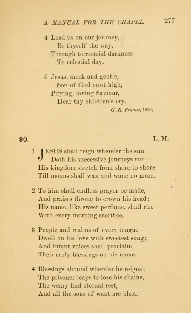 Manual for the chapel of Girard College page 286