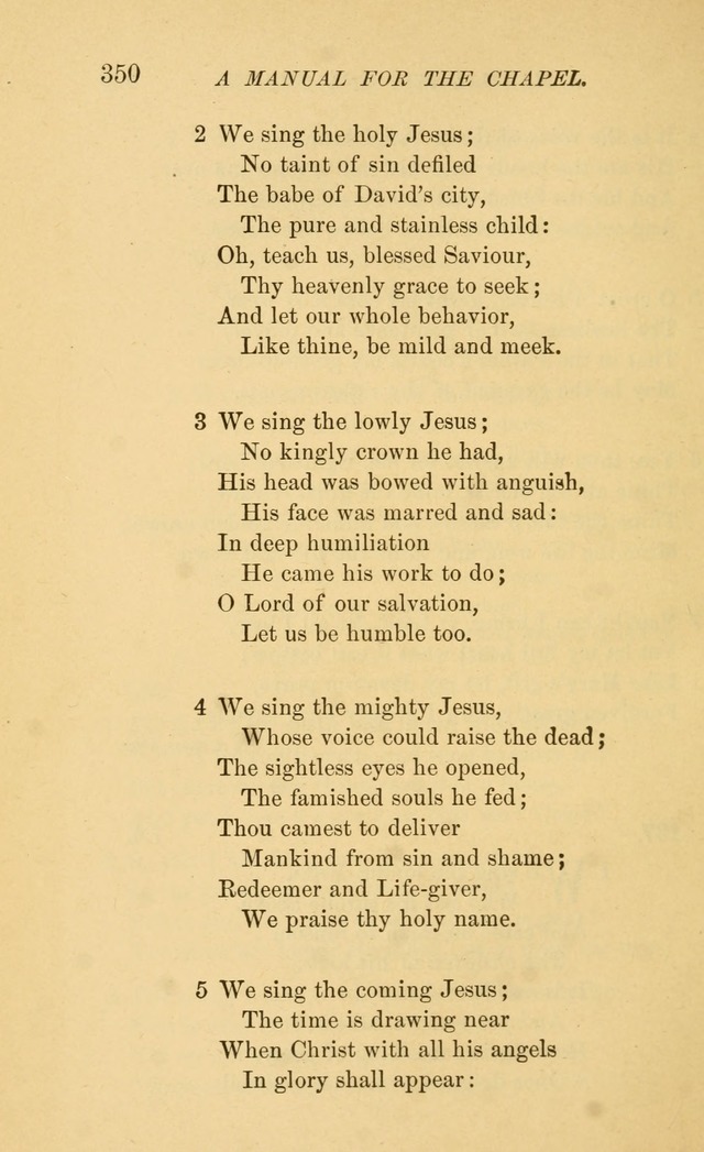 Manual for the chapel of Girard College page 359