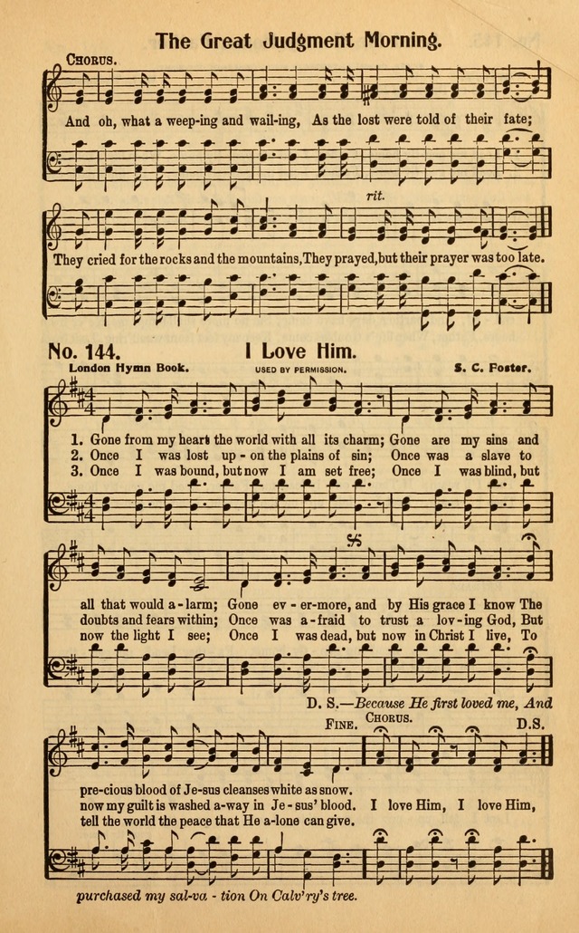 Make Christ King: a selection of high class gospel music for use in general worship and special evangelistic meetings page 151