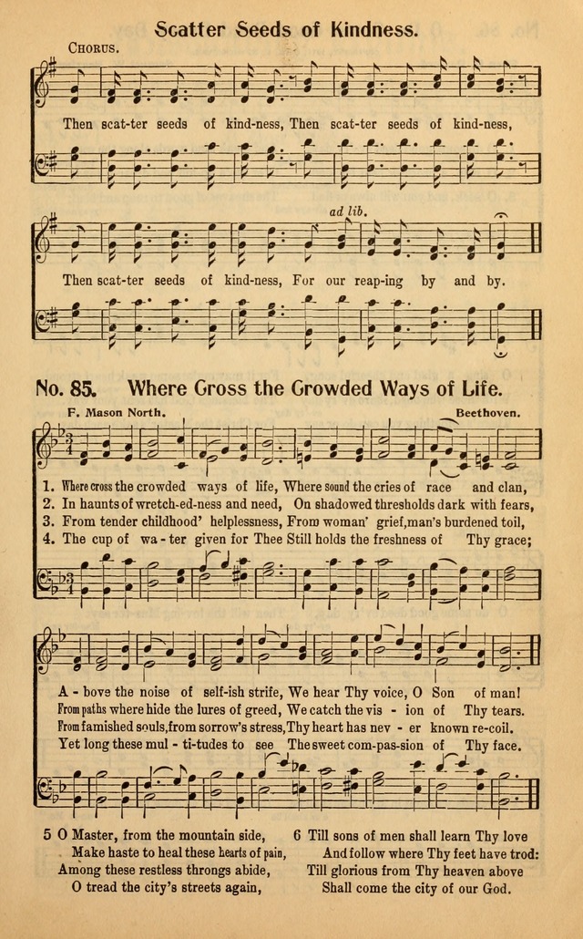 Make Christ King: a selection of high class gospel music for use in general worship and special evangelistic meetings page 89