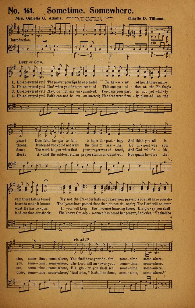 Make Christ King. Combined: a selection of high class gospel hymns for use in general worship and special evangelistic meetings page 158