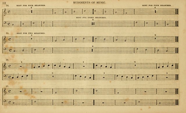 The Mozart Collection of Sacred Music: containing melodies, chorals, anthems and chants, harmonized in four parts; together with the celebrated Christus and Miserere by ZIngarelli page 12