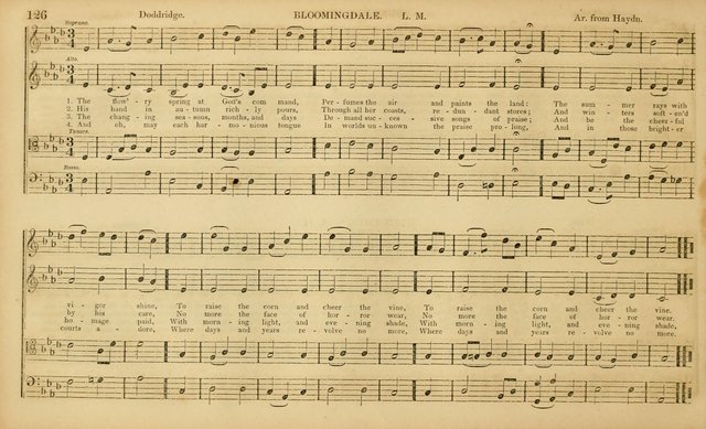 The Mozart Collection of Sacred Music: containing melodies, chorals, anthems and chants, harmonized in four parts; together with the celebrated Christus and Miserere by ZIngarelli page 126