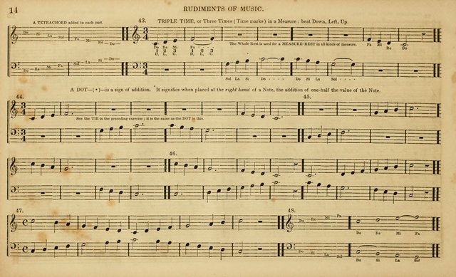 The Mozart Collection of Sacred Music: containing melodies, chorals, anthems and chants, harmonized in four parts; together with the celebrated Christus and Miserere by ZIngarelli page 14