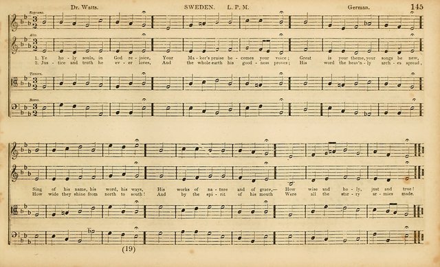 The Mozart Collection of Sacred Music: containing melodies, chorals, anthems and chants, harmonized in four parts; together with the celebrated Christus and Miserere by ZIngarelli page 145