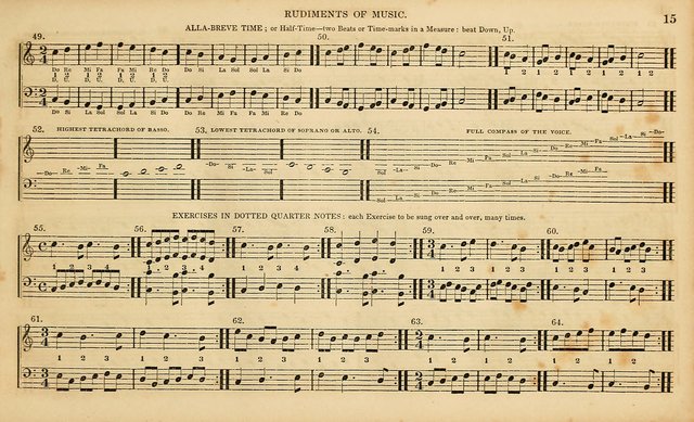 The Mozart Collection of Sacred Music: containing melodies, chorals, anthems and chants, harmonized in four parts; together with the celebrated Christus and Miserere by ZIngarelli page 15