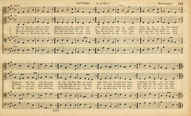 The Mozart Collection of Sacred Music: containing melodies, chorals, anthems and chants, harmonized in four parts; together with the celebrated Christus and Miserere by ZIngarelli page 161