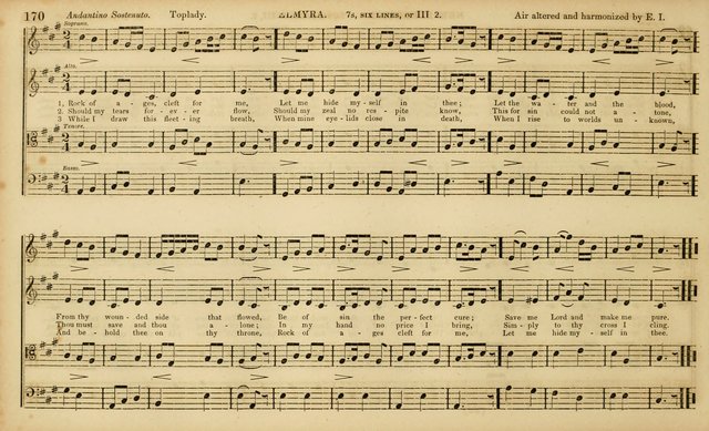 The Mozart Collection of Sacred Music: containing melodies, chorals, anthems and chants, harmonized in four parts; together with the celebrated Christus and Miserere by ZIngarelli page 170