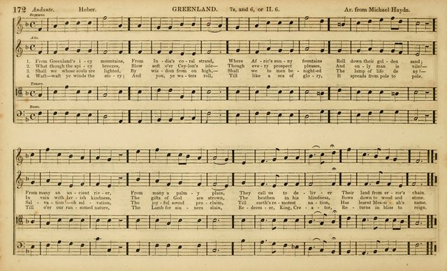 The Mozart Collection of Sacred Music: containing melodies, chorals, anthems and chants, harmonized in four parts; together with the celebrated Christus and Miserere by ZIngarelli page 172