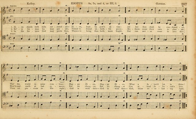 The Mozart Collection of Sacred Music: containing melodies, chorals, anthems and chants, harmonized in four parts; together with the celebrated Christus and Miserere by ZIngarelli page 207