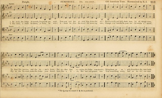 The Mozart Collection of Sacred Music: containing melodies, chorals, anthems and chants, harmonized in four parts; together with the celebrated Christus and Miserere by ZIngarelli page 213