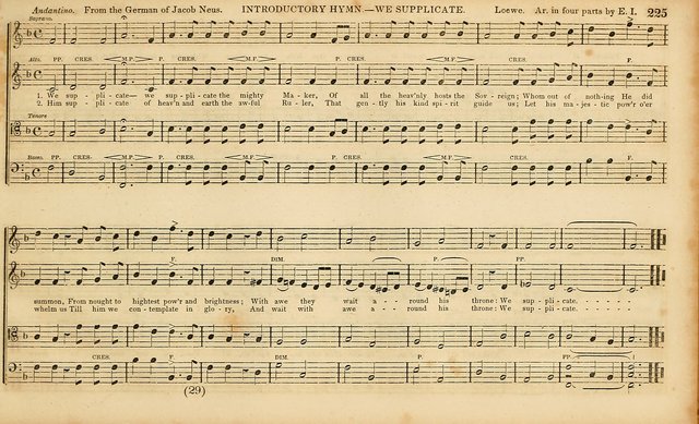 The Mozart Collection of Sacred Music: containing melodies, chorals, anthems and chants, harmonized in four parts; together with the celebrated Christus and Miserere by ZIngarelli page 225