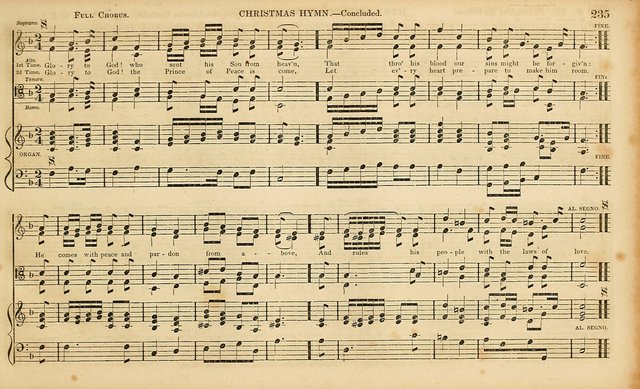 The Mozart Collection of Sacred Music: containing melodies, chorals, anthems and chants, harmonized in four parts; together with the celebrated Christus and Miserere by ZIngarelli page 235