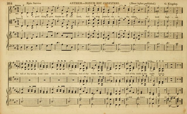 The Mozart Collection of Sacred Music: containing melodies, chorals, anthems and chants, harmonized in four parts; together with the celebrated Christus and Miserere by ZIngarelli page 264