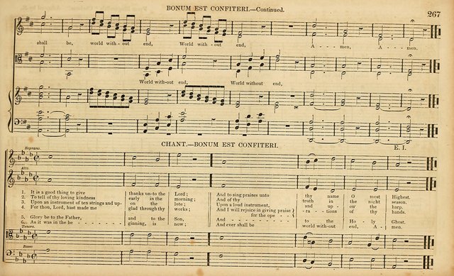 The Mozart Collection of Sacred Music: containing melodies, chorals, anthems and chants, harmonized in four parts; together with the celebrated Christus and Miserere by ZIngarelli page 267