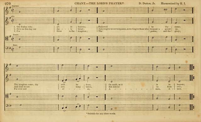 The Mozart Collection of Sacred Music: containing melodies, chorals, anthems and chants, harmonized in four parts; together with the celebrated Christus and Miserere by ZIngarelli page 270