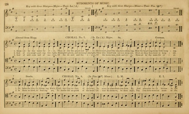 The Mozart Collection of Sacred Music: containing melodies, chorals, anthems and chants, harmonized in four parts; together with the celebrated Christus and Miserere by ZIngarelli page 28