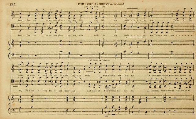 The Mozart Collection of Sacred Music: containing melodies, chorals, anthems and chants, harmonized in four parts; together with the celebrated Christus and Miserere by ZIngarelli page 292