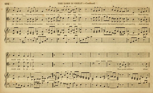 The Mozart Collection of Sacred Music: containing melodies, chorals, anthems and chants, harmonized in four parts; together with the celebrated Christus and Miserere by ZIngarelli page 294