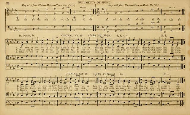 The Mozart Collection of Sacred Music: containing melodies, chorals, anthems and chants, harmonized in four parts; together with the celebrated Christus and Miserere by ZIngarelli page 34