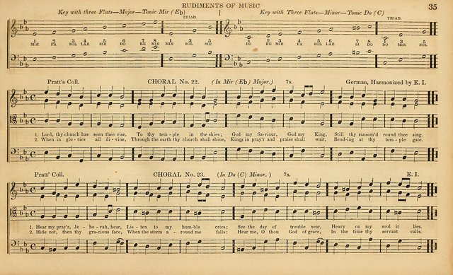 The Mozart Collection of Sacred Music: containing melodies, chorals, anthems and chants, harmonized in four parts; together with the celebrated Christus and Miserere by ZIngarelli page 35