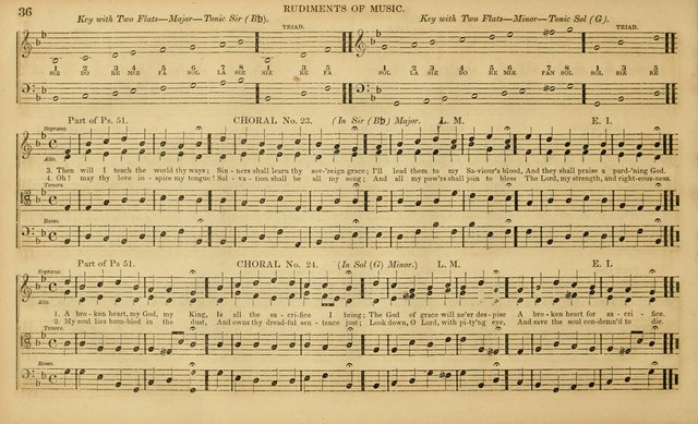 The Mozart Collection of Sacred Music: containing melodies, chorals, anthems and chants, harmonized in four parts; together with the celebrated Christus and Miserere by ZIngarelli page 36