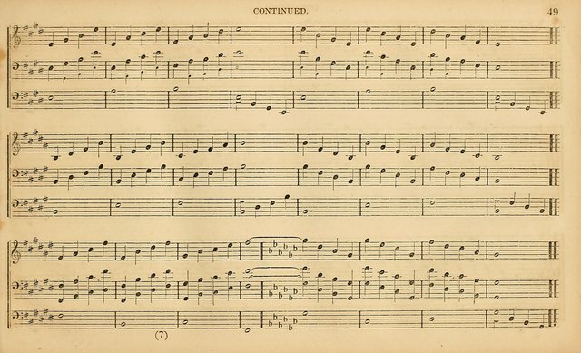 The Mozart Collection of Sacred Music: containing melodies, chorals, anthems and chants, harmonized in four parts; together with the celebrated Christus and Miserere by ZIngarelli page 49