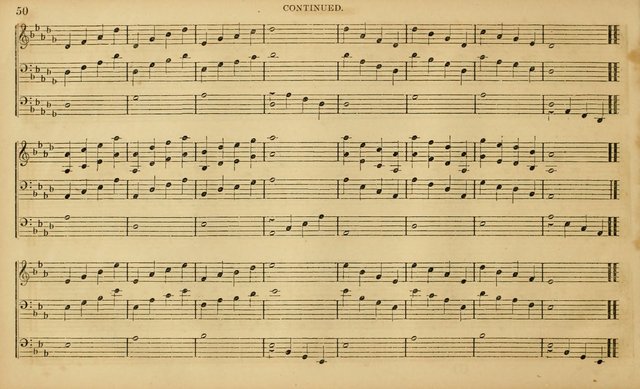 The Mozart Collection of Sacred Music: containing melodies, chorals, anthems and chants, harmonized in four parts; together with the celebrated Christus and Miserere by ZIngarelli page 50