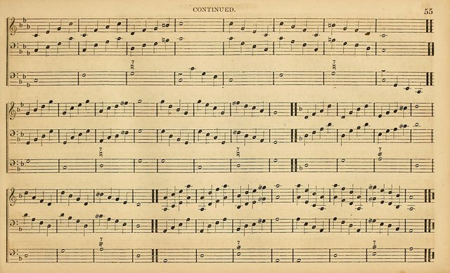 The Mozart Collection of Sacred Music: containing melodies, chorals, anthems and chants, harmonized in four parts; together with the celebrated Christus and Miserere by ZIngarelli page 55