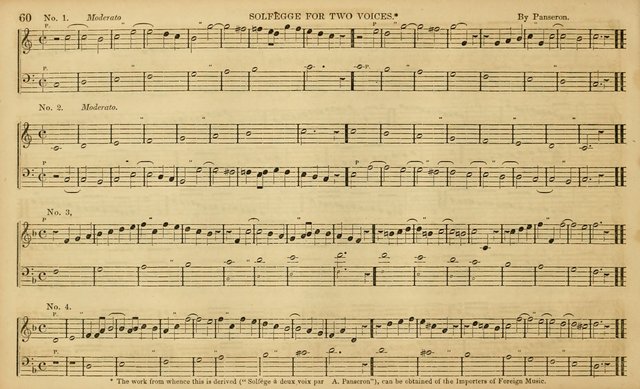 The Mozart Collection of Sacred Music: containing melodies, chorals, anthems and chants, harmonized in four parts; together with the celebrated Christus and Miserere by ZIngarelli page 60