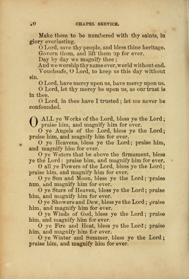 A Manual of Devotion and Hymns for the House of Refuge, City of New York page 10