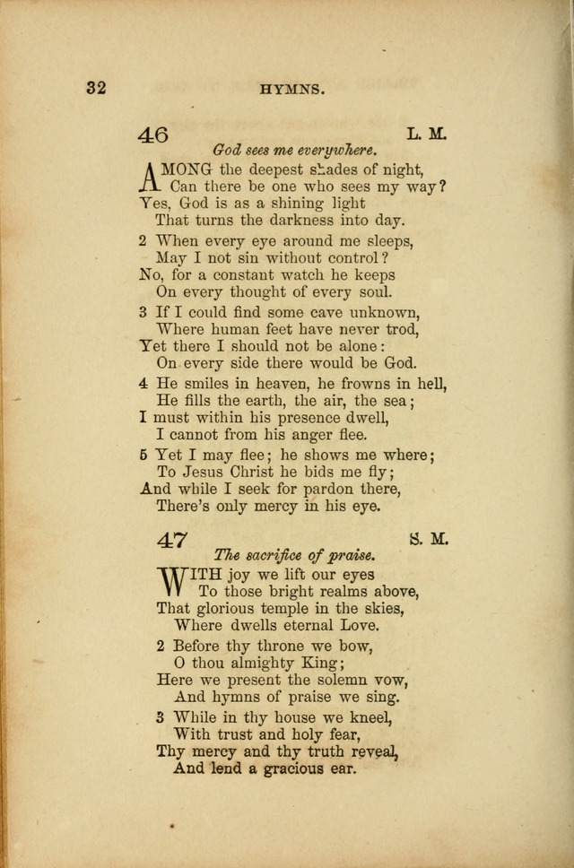 A Manual of Devotion and Hymns for the House of Refuge, City of New York page 106