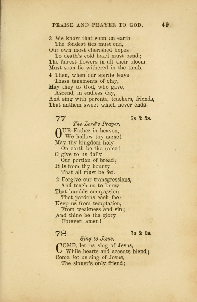 A Manual of Devotion and Hymns for the House of Refuge, City of New York page 123