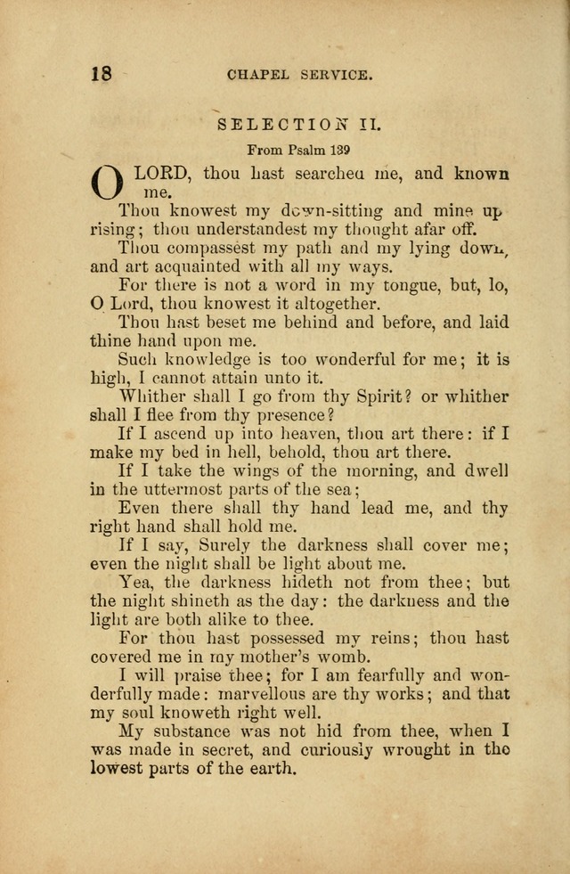 A Manual of Devotion and Hymns for the House of Refuge, City of New York page 18