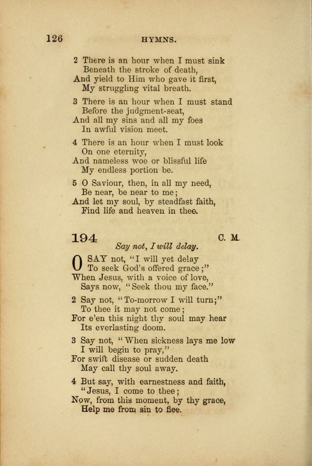 A Manual of Devotion and Hymns for the House of Refuge, City of New York page 202