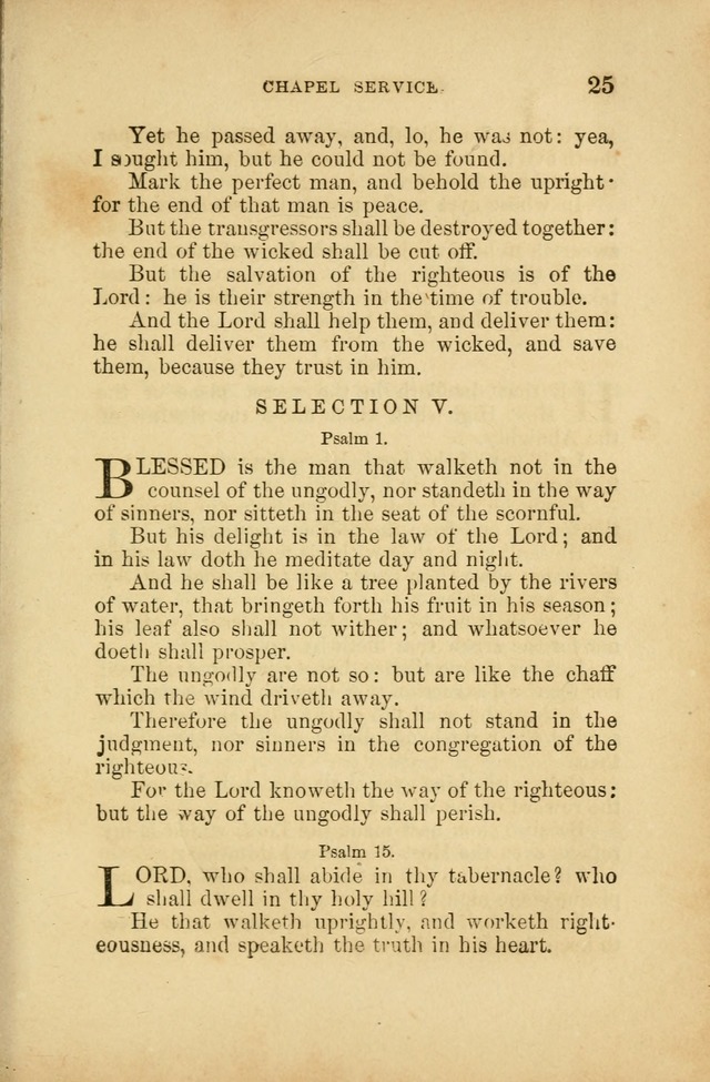 A Manual of Devotion and Hymns for the House of Refuge, City of New York page 25