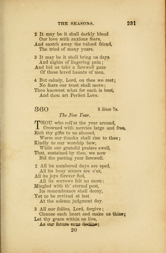 A Manual of Devotion and Hymns for the House of Refuge, City of New York page 309